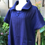 Turtle Neck Vest Button Collar