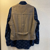 Vest, Indigo Dye, Botanical Dye