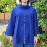 Gauze Turtleneck Pullover