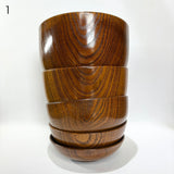 Lidded five-tiered jubako and lacquered bowls - Lacquerware bowl and dish set
