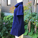 Turtle Neck Vest Button Collar