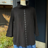 Gauze Turtleneck Pullover