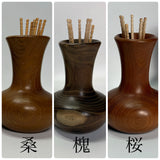 Toothpick holders: Mulberry, Pagoda Tree, Cherry
