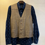 Vest, Indigo Dye, Botanical Dye