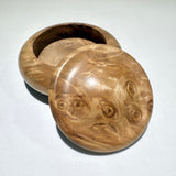 Horse chestnut incense containers/small item boxes - jingasa-shaped, clam-shaped