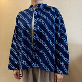 <新作>スタンドカラーブラウス