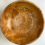 Tochi Burl Root Bowl | Diameter 29cm, Height 11cm | Akita Prefecture, Showa 30s | Lathe-turned by woodcraftsman, one of a kind