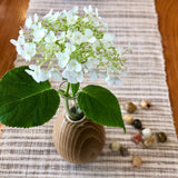 Natural wood single flower vase (Kuwana) - Various