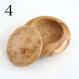 Horse chestnut incense containers/small item boxes - jingasa-shaped, clam-shaped