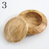 Horse chestnut incense containers/small item boxes - jingasa-shaped, clam-shaped