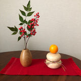 Natural wood single flower vase (Kuwana) - Various