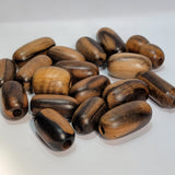 Black Persimmon Necklace Component Oval Handmade Part