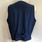 Vest, Indigo Dye, Botanical Dye