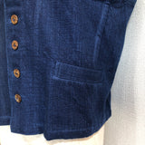 Vest, Indigo Dye, Botanical Dye