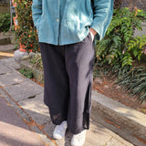 Gauze Skirt-Style Pants