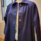 Indigo-dyed jacket