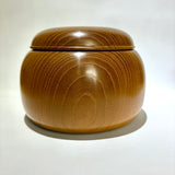Mulberry wood go stone container (goke), piece container (komabako)