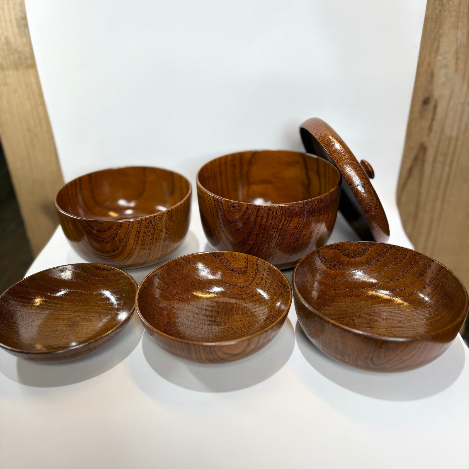 蓋付五段重 椀 拭き漆 漆器 皿椀セット – aitoki - 時を楽しむ丁寧な暮らし