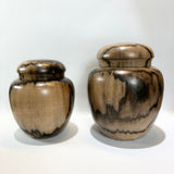 茶がめ　茶壺　黒柿