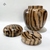 茶がめ　茶壺　黒柿