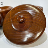 Lidded five-tiered jubako and lacquered bowls - Lacquerware bowl and dish set