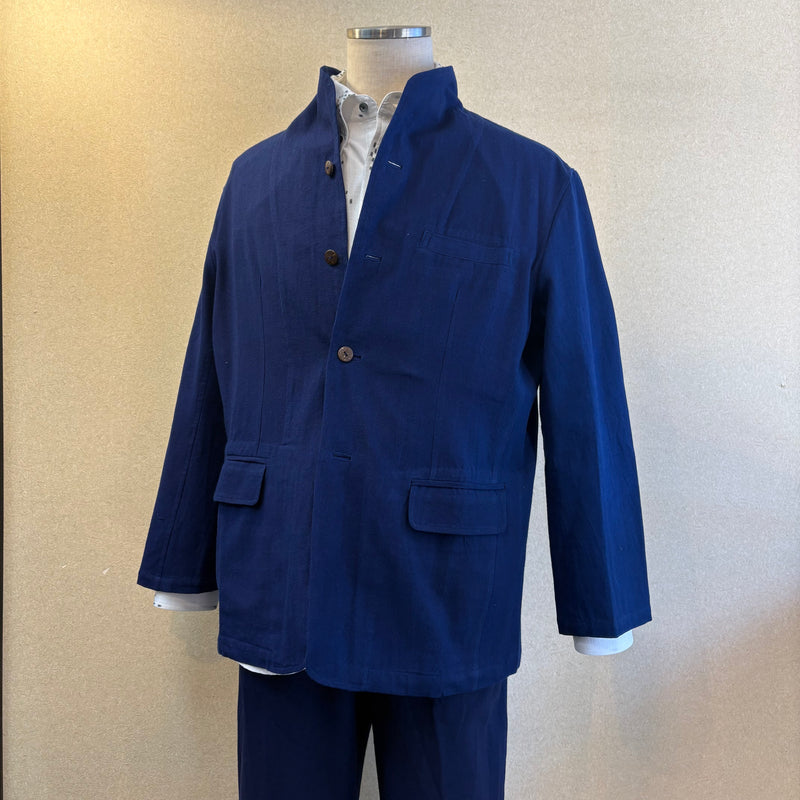 ISSUETHINGS type3 スタンドカラージャケット 藍染 スタンドカラージャケット – aitoki - 時を楽しむ丁寧な暮らし