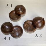 香合　宝珠形　槐