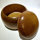 Mulberry wood go stone container (goke), piece container (komabako)