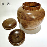 茶がめ　茶壺　　槐　鉄刀木