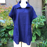 Turtle Neck Vest Button Collar