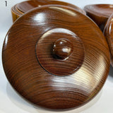 Lidded five-tiered jubako and lacquered bowls - Lacquerware bowl and dish set