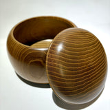 Mulberry wood go stone container (goke), piece container (komabako)