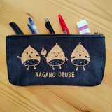 [Original] Denim Chestnut Bag and Pouch