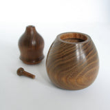 Shichimi Pepper Dispenser, Gourd Shape, Pagoda Tree