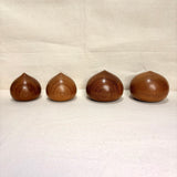 Incense container, Treasure Ball shape, Mulberry wood