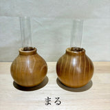 天然木の一輪挿し　花入れ　桑　各種