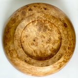 Tochi Burl Root Bowl | Diameter 29cm, Height 11cm | Akita Prefecture, Showa 30s | Lathe-turned by woodcraftsman, one of a kind