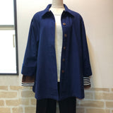 Indigo-dyed jacket