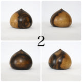 Black persimmon kogo/小物入れ Houju Jingasa Hamaguri