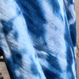 Indigo gauze stole - Murakumo dyeing