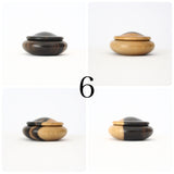Black persimmon kogo/小物入れ Houju Jingasa Hamaguri