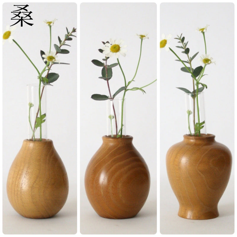 天然木の一輪挿し 花入れ 桑 各種 – aitoki - 時を楽しむ丁寧な暮らし