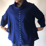 Gauze Turtleneck Pullover