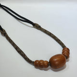 Necklace Parts, Handmade Parts: Cherry Blossom, Striped Ebony, Rosewood