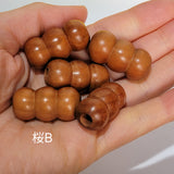 Necklace Parts, Handmade Parts: Cherry Blossom, Striped Ebony, Rosewood