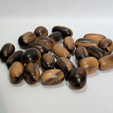 Black Persimmon Necklace Component Oval Handmade Part
