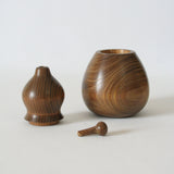 Shichimi Pepper Dispenser, Gourd Shape, Pagoda Tree