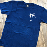 Indigo-dyed T-shirt [Bamboo]