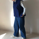 襟付きベスト