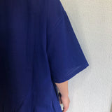 ガーゼ　ワイドネックプル